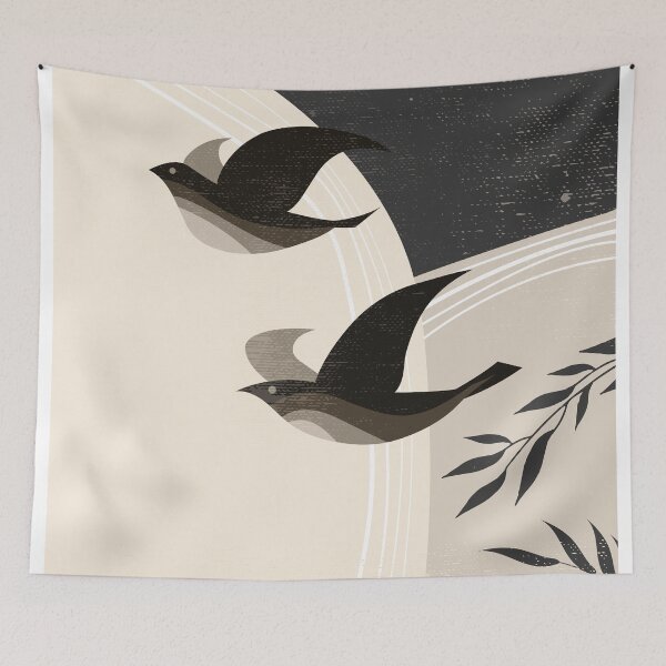 Item preview, Boho Bird Art designed and sold by SurfolioPrints.