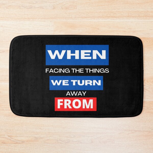 Item preview, When Facing The Things We Turn Away From Lyrics designed and sold by mirzadesign.