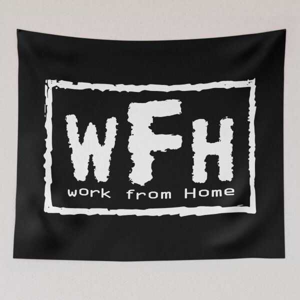 Item preview, Work From Home White designed and sold by Tee4Daily.