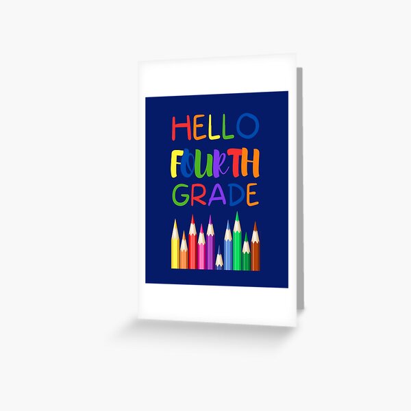 Item preview, hello fourth grade 4th grader designed and sold by Hey-Nice-Shirt.