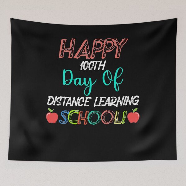 Item preview, Happy 100th Day of Distance Learning School Funny Gifts designed and sold by elisamarez97.