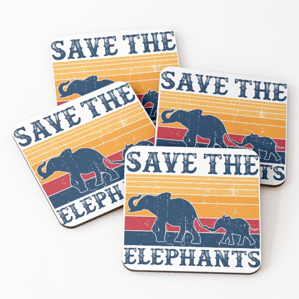 Item preview, Save the elephants T-shirt designed and sold by pkgondales.