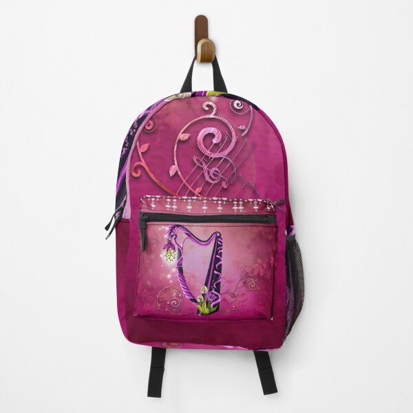 Item preview, Wonderful elegant harp and flowers designed and sold by nicky2342.