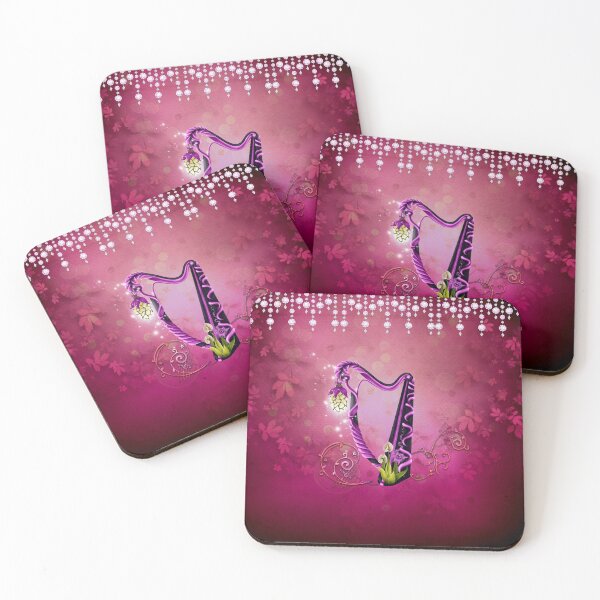 Item preview, Maravilloso arpa elegante y flores. designed and sold by nicky2342.