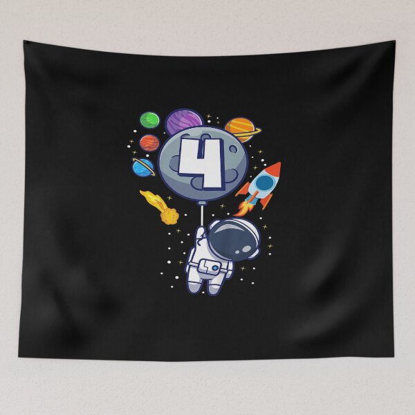 Item preview, Kids 4th Birthday Astronaut 4 Year Old Birthday Boy designed and sold by Space--X.