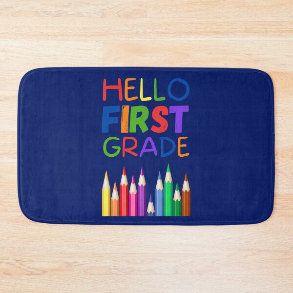 Item preview, hello first grade 1st grader teacher designed and sold by Hey-Nice-Shirt.
