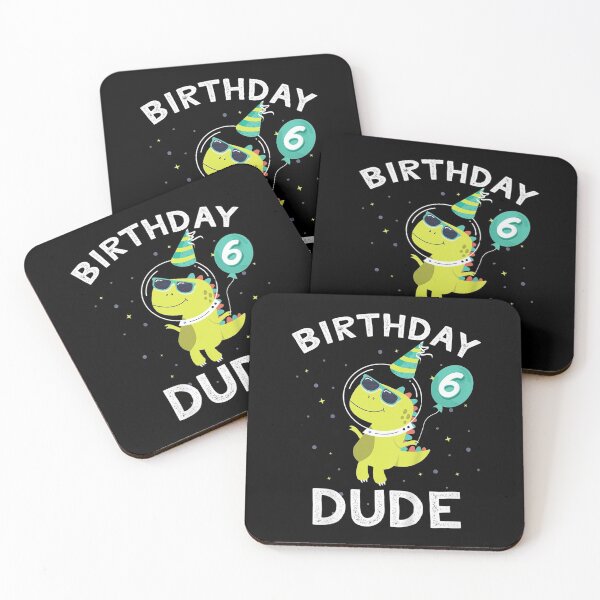 Item preview, Kids 6 Year Old Dinosaur Outer Space Birthday designed and sold by Space--X.