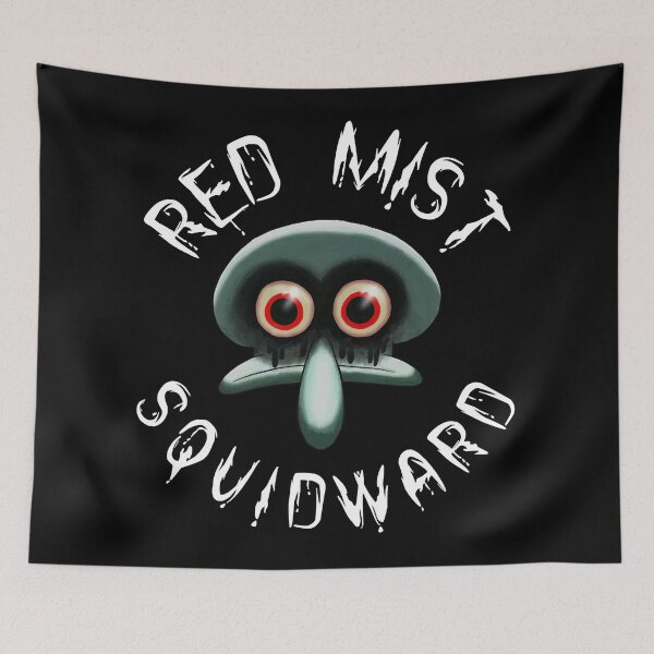 Item preview, Red Mist Squidward ocean chidren Film designed and sold by 2BrendaFelix.