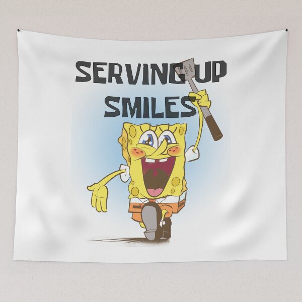 Item preview, Serving Up Smiles SpongeBob ocean chidren Film designed and sold by 2BrendaFelix.
