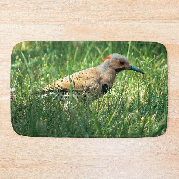 Item preview, Northern Flicker searching for food in the grass designed and sold by Michael Deemer.