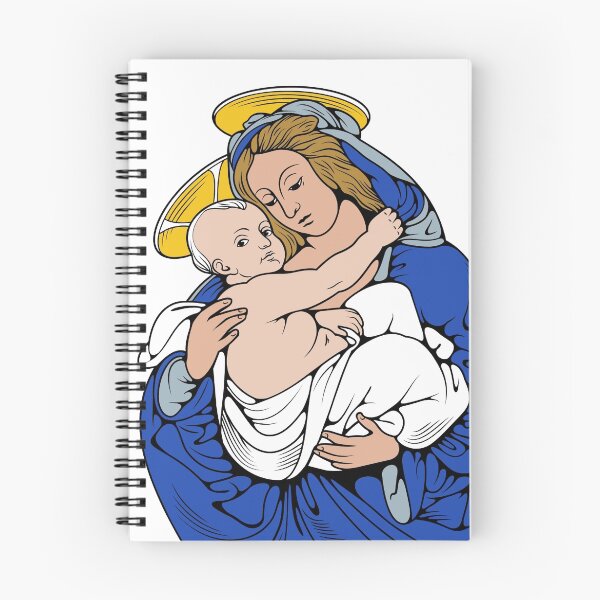 Item preview, Madonna and Child designed and sold by CatholicSaints.