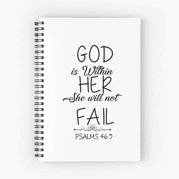 Item preview, God is within her she will not fail - Psalms 46:5 designed and sold by CharisCreatives.
