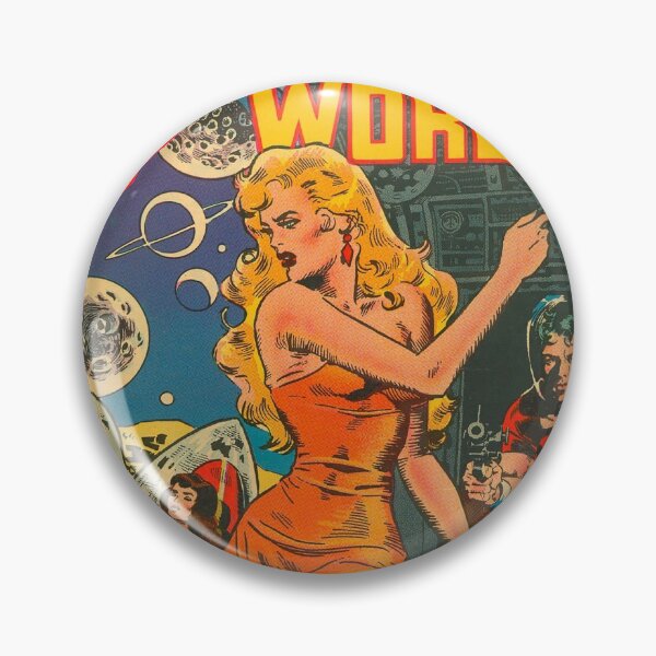 Item preview, Strange Worlds Comic Book 4, Science Fiction, Outer Space, Tyrannical woman, ray gun, fantasy,  designed and sold by Nostrathomas66.