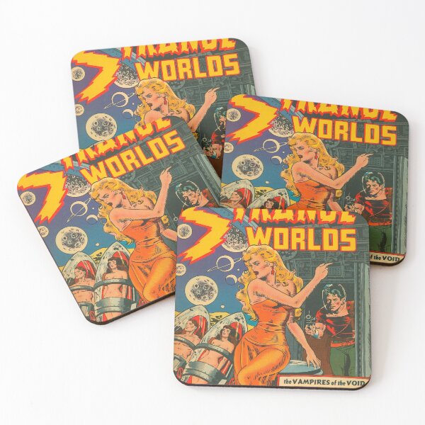 Item preview, Strange Worlds Comic Book 4, Science Fiction, Outer Space, Tyrannical woman, ray gun, fantasy,  designed and sold by Nostrathomas66.