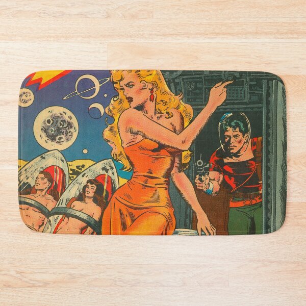 Item preview, Strange Worlds Comic Book 4, Science Fiction, Outer Space, Tyrannical woman, ray gun, fantasy,  designed and sold by Nostrathomas66.