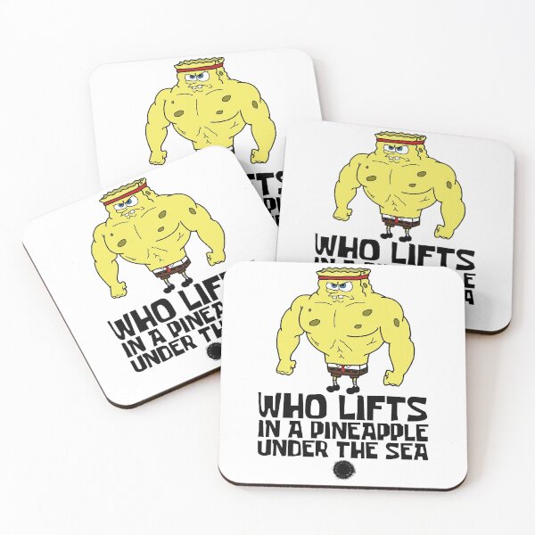 Item preview,  Who Lifts Gym Gear SpongeBob ocean chidren Film designed and sold by 2BrendaFelix.