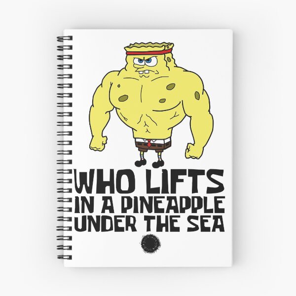 Item preview,  Who Lifts Gym Gear SpongeBob ocean chidren Film designed and sold by 2BrendaFelix.