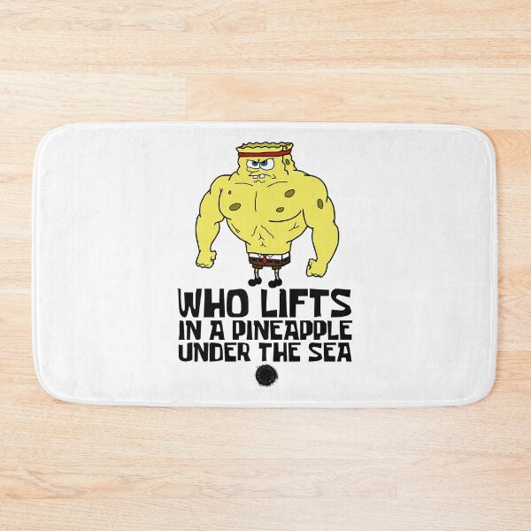 Item preview,  Who Lifts Gym Gear SpongeBob ocean chidren Film designed and sold by 2BrendaFelix.