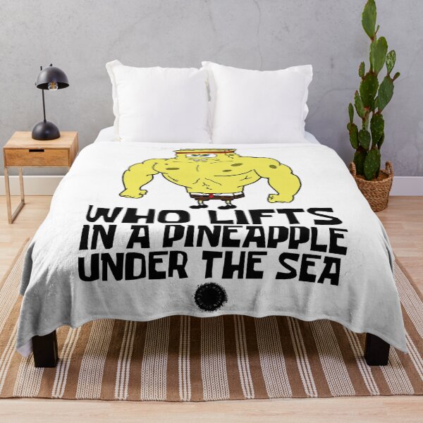 Item preview,  Who Lifts Gym Gear SpongeBob ocean chidren Film designed and sold by 2BrendaFelix.