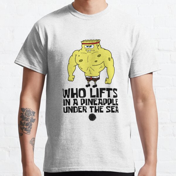 Vista previa del artículo con la obra « Who Lifts Gym Gear Bob Esponja océano niños Película», diseñado y vendido por 2BrendaFelix.