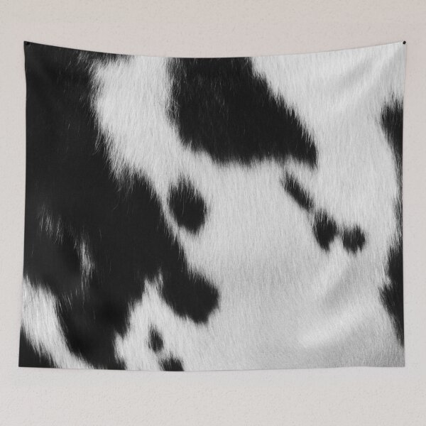 Item preview, Black and White Cowhide,  designed and sold by Logic72.