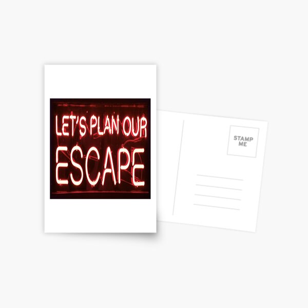 ESCAPE Postcard