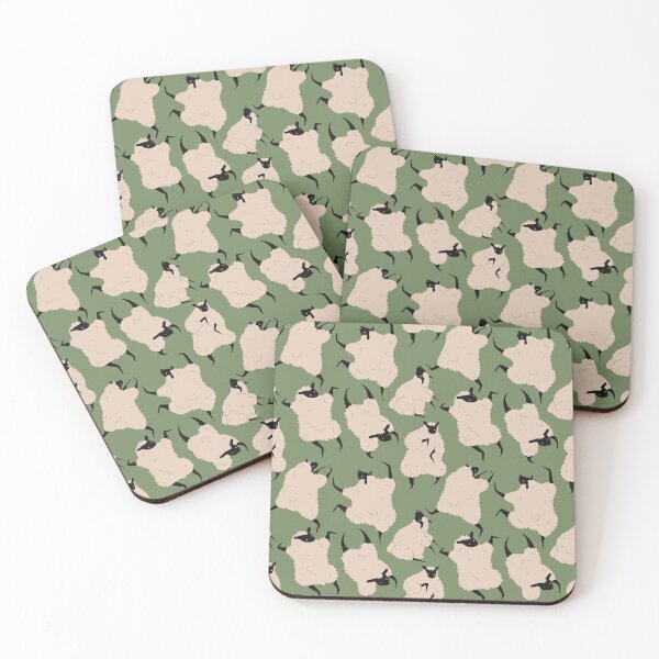 Item preview, Counting Sheep - Green designed and sold by franimals.