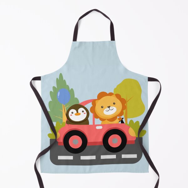 Item preview, Set Animal Character with Lion Penguin Car designed and sold by Peekonet.