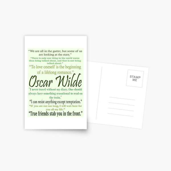 The Picture Of Dorian Gray Quotes Postcards Redbubble