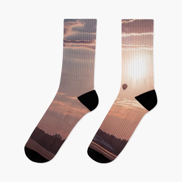 Item preview, Hot Air Balloons floating over an open field designed and sold by Michael Deemer.