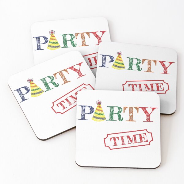 Item preview, Party Time Fun Text Design  designed and sold by unikohomestyle.