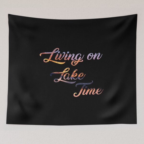 Item preview, Living on Lake Time Photograph designed and sold by CharisCreatives.