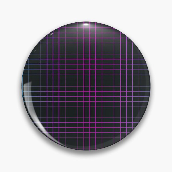Item preview, Plaid purple black aqua pattern designed and sold by Cyber-Spider.