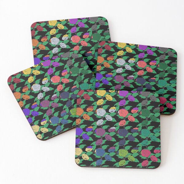 Item preview, boho roses colorful hippie floral pattern designed and sold by cutecrazytshirt.