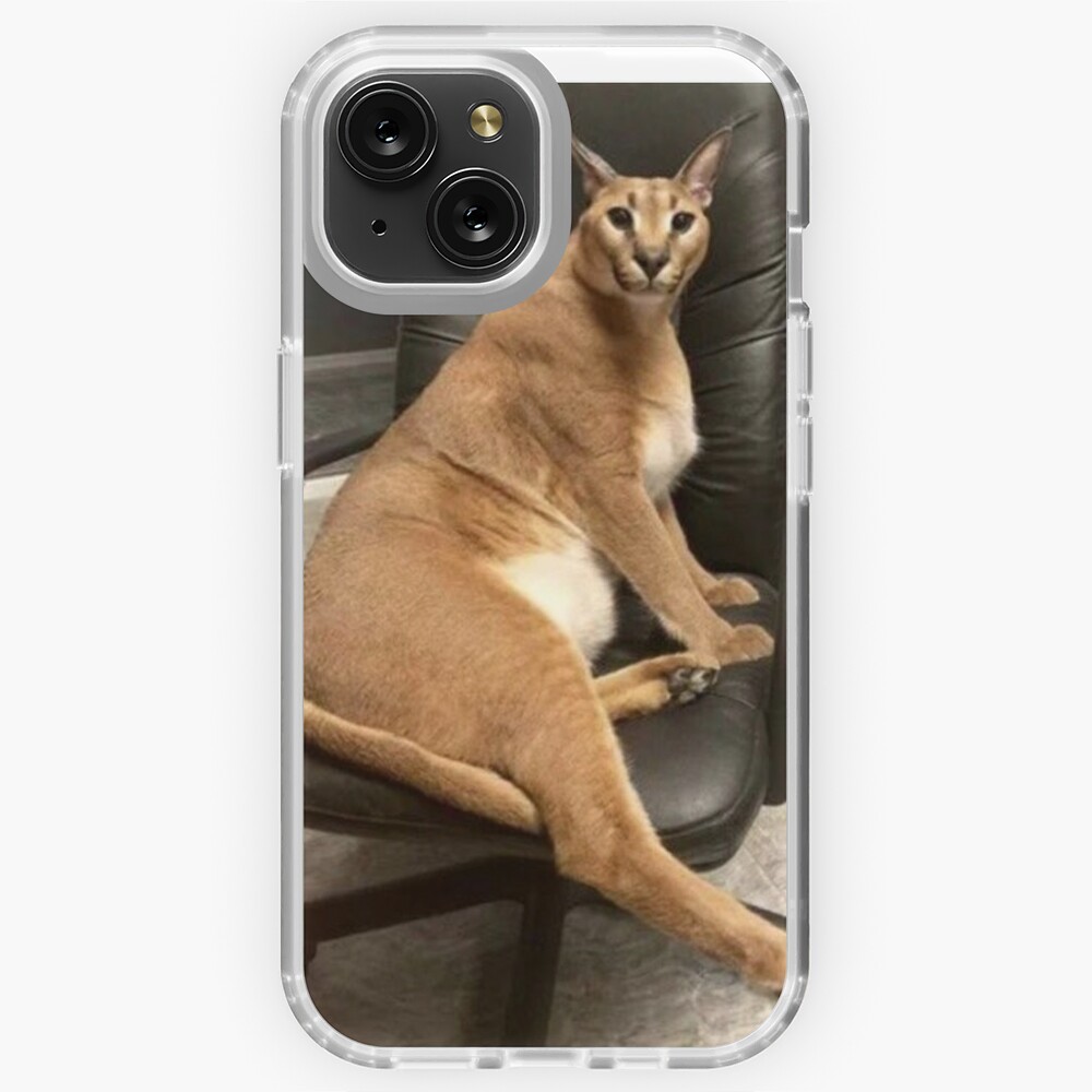 iPhone 13 Big floppa, Caracal Meme en el caso