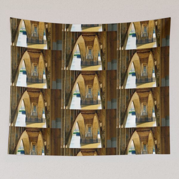 Item preview, Reflected Light on the Broadway Bridge designed and sold by WildestArt.