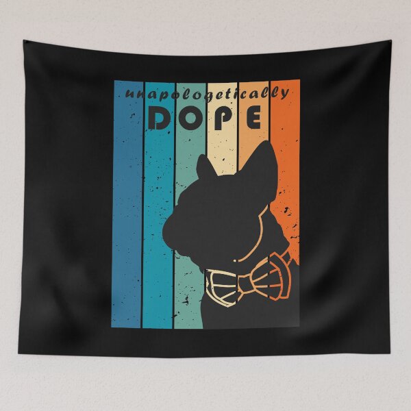 Item preview, French Bulldog - Retro - Unapologetically Dope  designed and sold by FrenchiJunction.