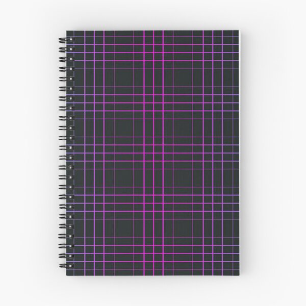 Item preview, Plaid purple black aqua pattern designed and sold by Cyber-Spider.