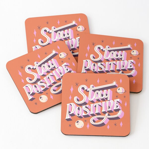 Item preview, Stay Positive Message with Shine Elements designed and sold by Peekonet.