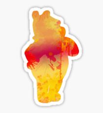 Bear Inspired Silhouette Sticker
