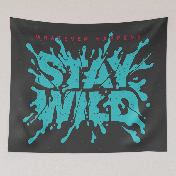 Item preview, Stay Wild Lettering Poster designed and sold by Peekonet.