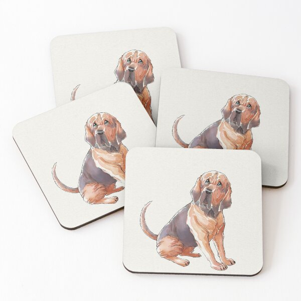 Item preview, Watercolor Bloodhound designed and sold by tiffatiel.