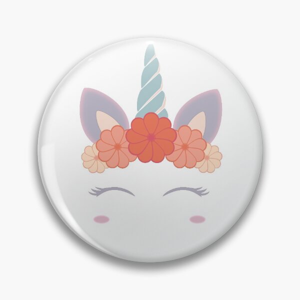 Item preview, Unicorn with Flower Crown designed and sold by NhuElegance.