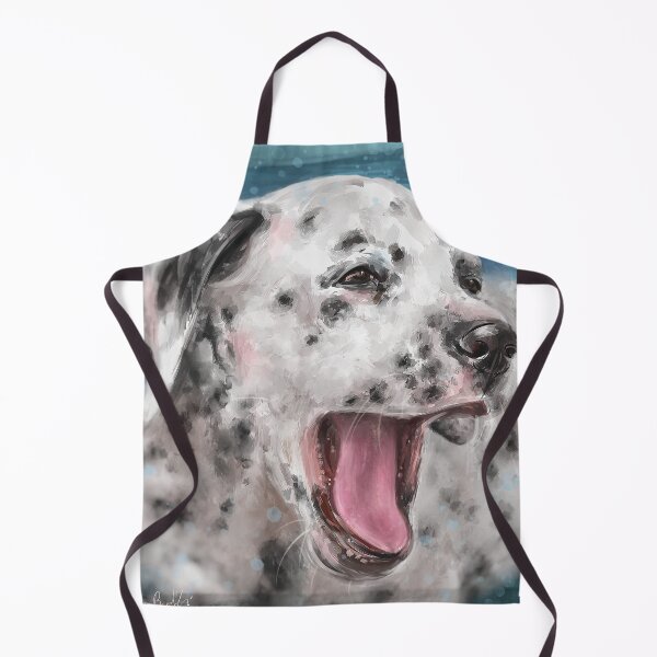 Item preview, Painting of a Gorgeous Dalmatian Yawning designed and sold by ibadishi.