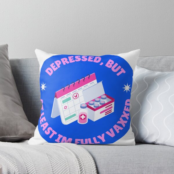 Item preview, depressed, but at least im fully vaxxed designed and sold by vlctorlam.