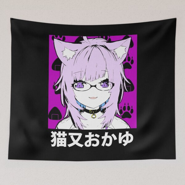 Item preview, Hololive Nekomata Okayu with Glasses designed and sold by UDTee.
