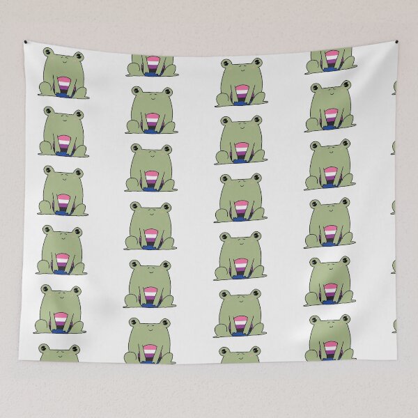 Item preview, Genderfluid frog  designed and sold by faith-gardner.