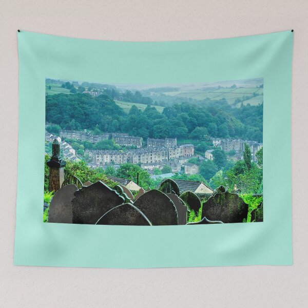 Item preview, Hebden Bridge From Cross Lanes Graveyard  designed and sold by Alisonchambers2.