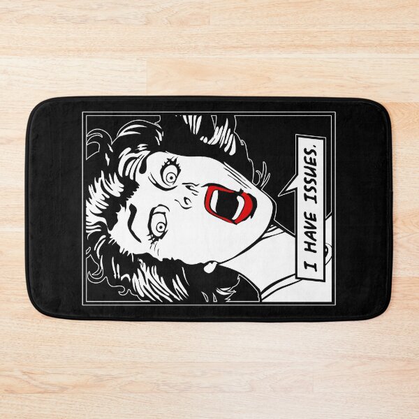 Item preview, I Have Issues Feminist Vintage Pop Art Girl Funny Quote designed and sold by GrandeDuc.