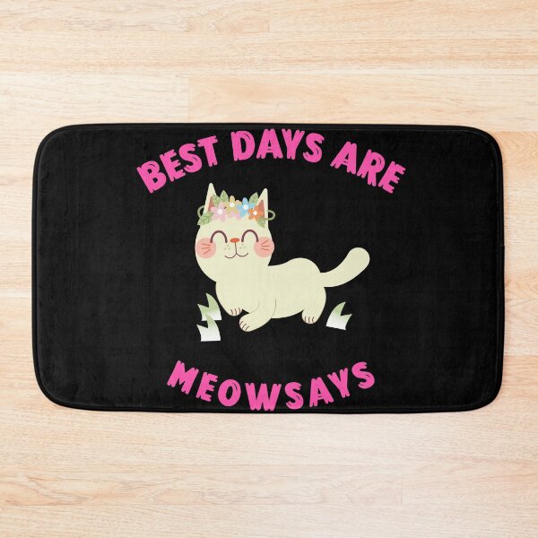 Item preview, Best days are meowdays - cat toys, cat lover gifts for women, cat lover gifts, cat lovers gifts for girls, cat lover t shirt, cat lover quotes designed and sold by mr&mrsmalik malik.